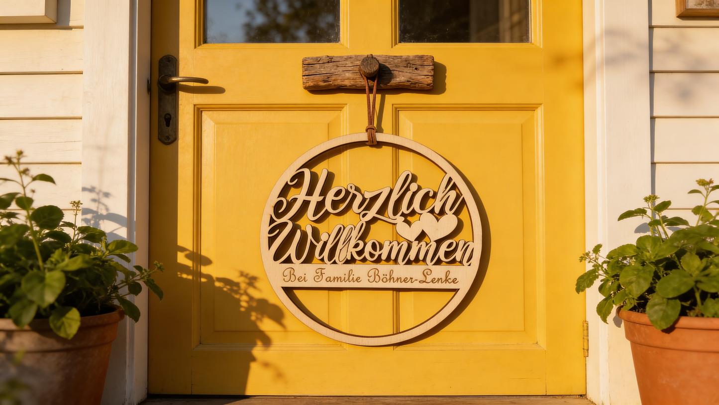 Türkranz mit Familiennamen