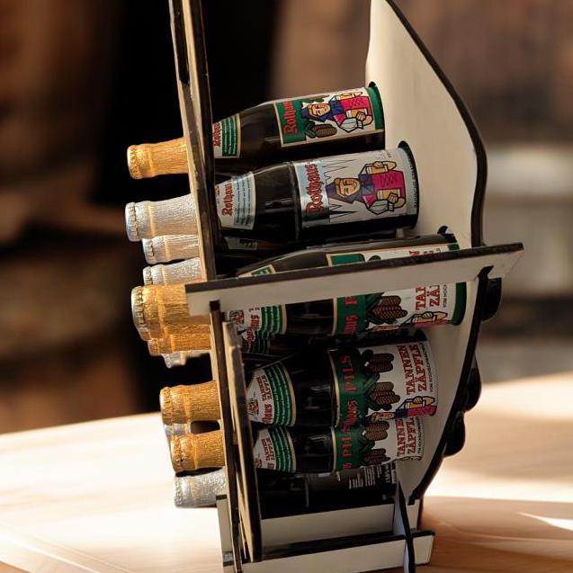 Personalisierter Bierkrug aus Holz