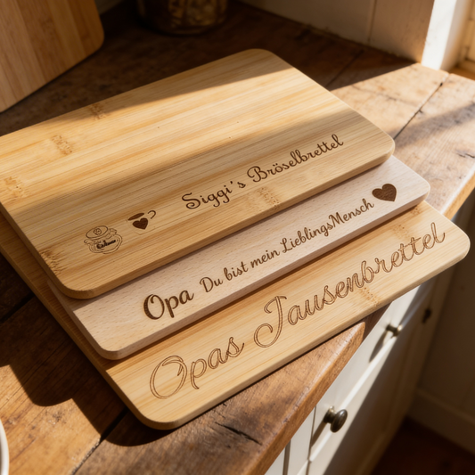 Personalisiertes Frühstücksbrettchen