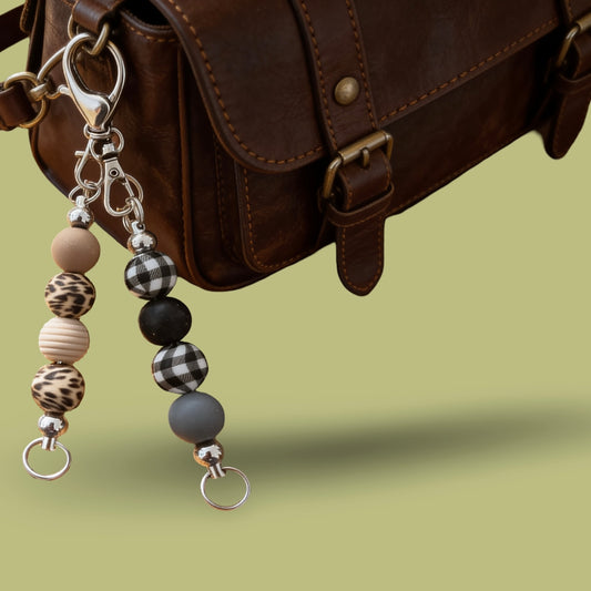 Personalisierter Schlüsselanhänger mit Perlen