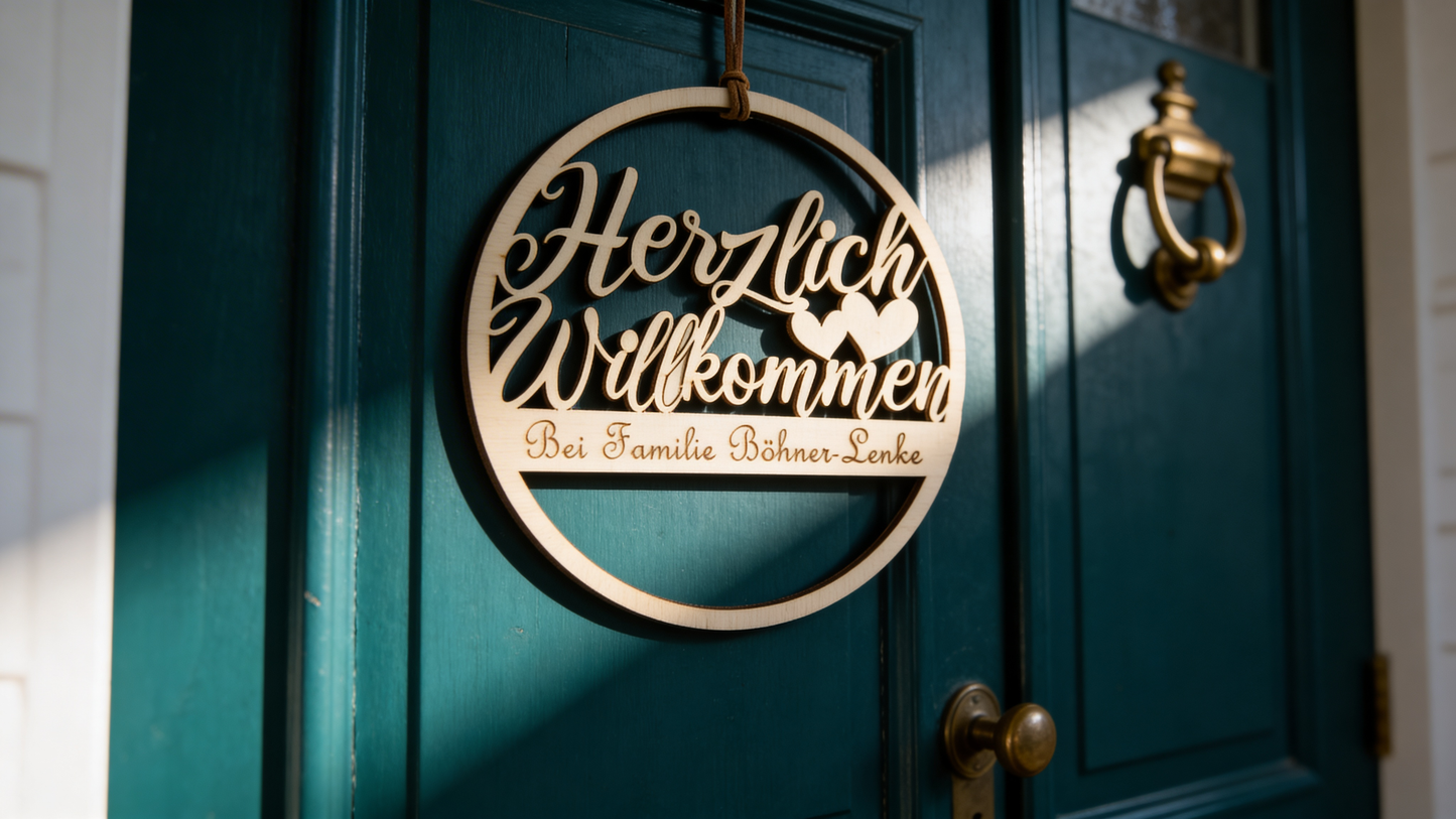 Türkranz mit Familiennamen