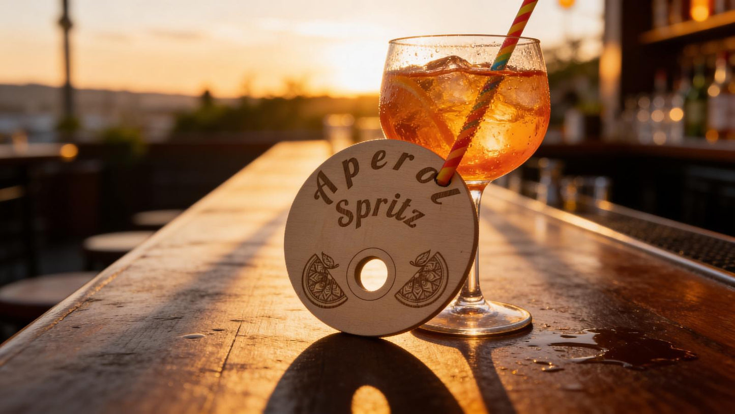 Aperol-Trinkglasabdeckung, Insektenschutz