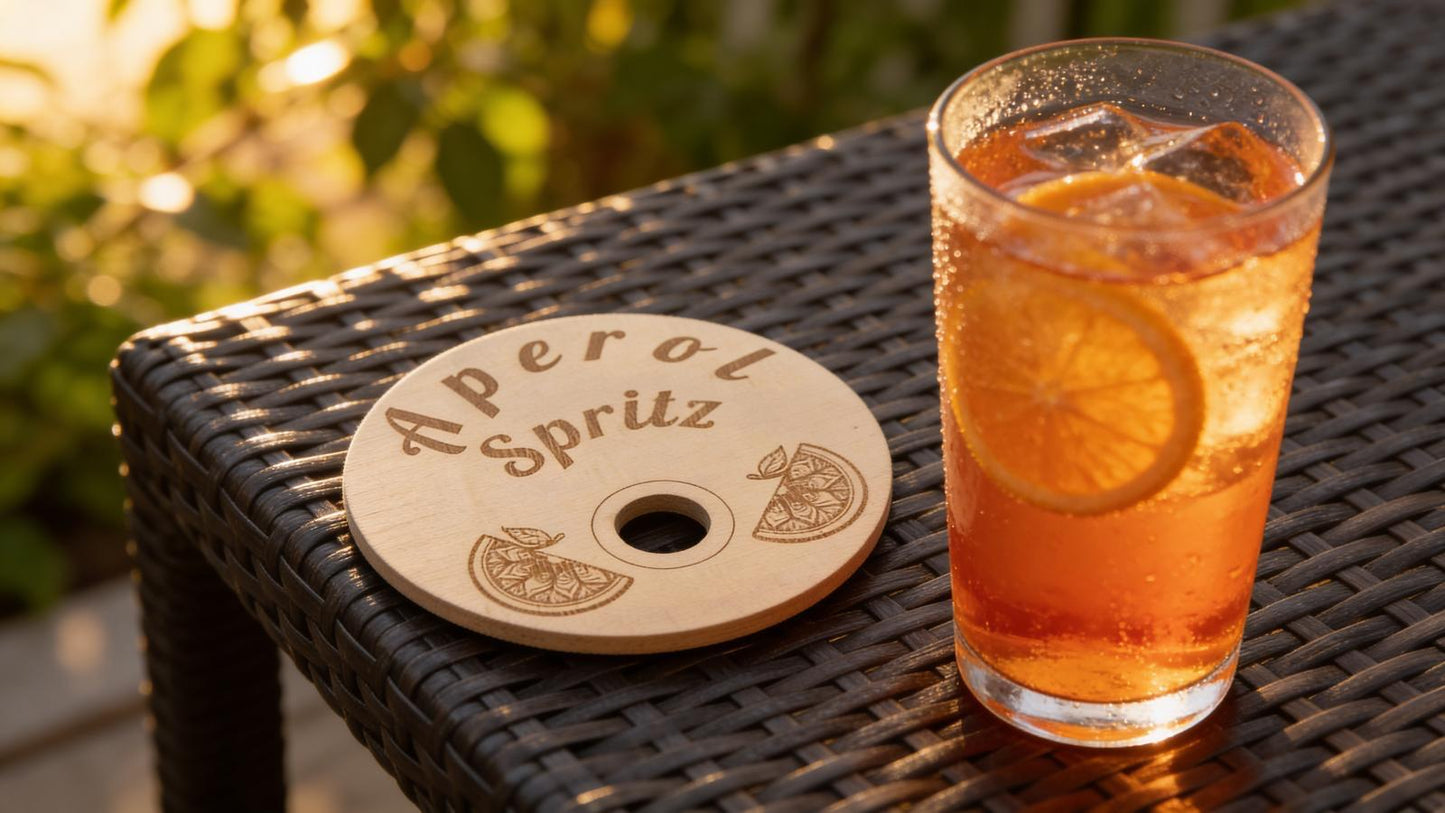 Aperol-Trinkglasabdeckung, Insektenschutz