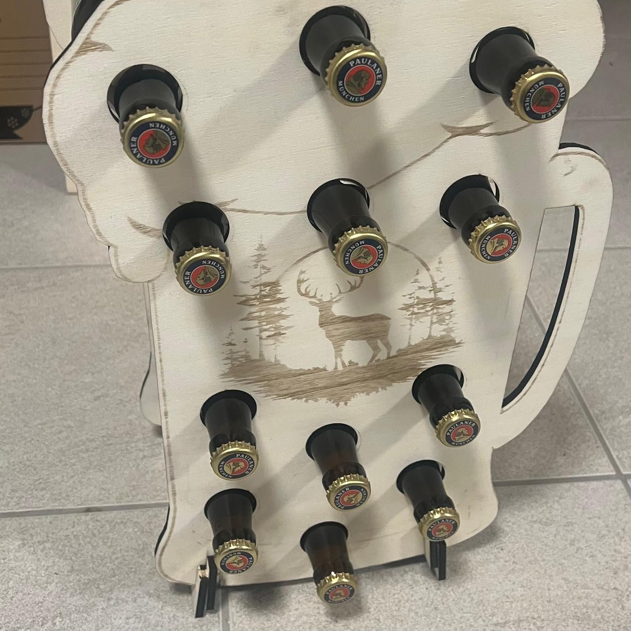 Personalisierter Bierkrug aus Holz
