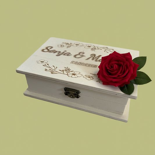 Personalisierte Erinnerungskiste - Hochzeitsgeschenk