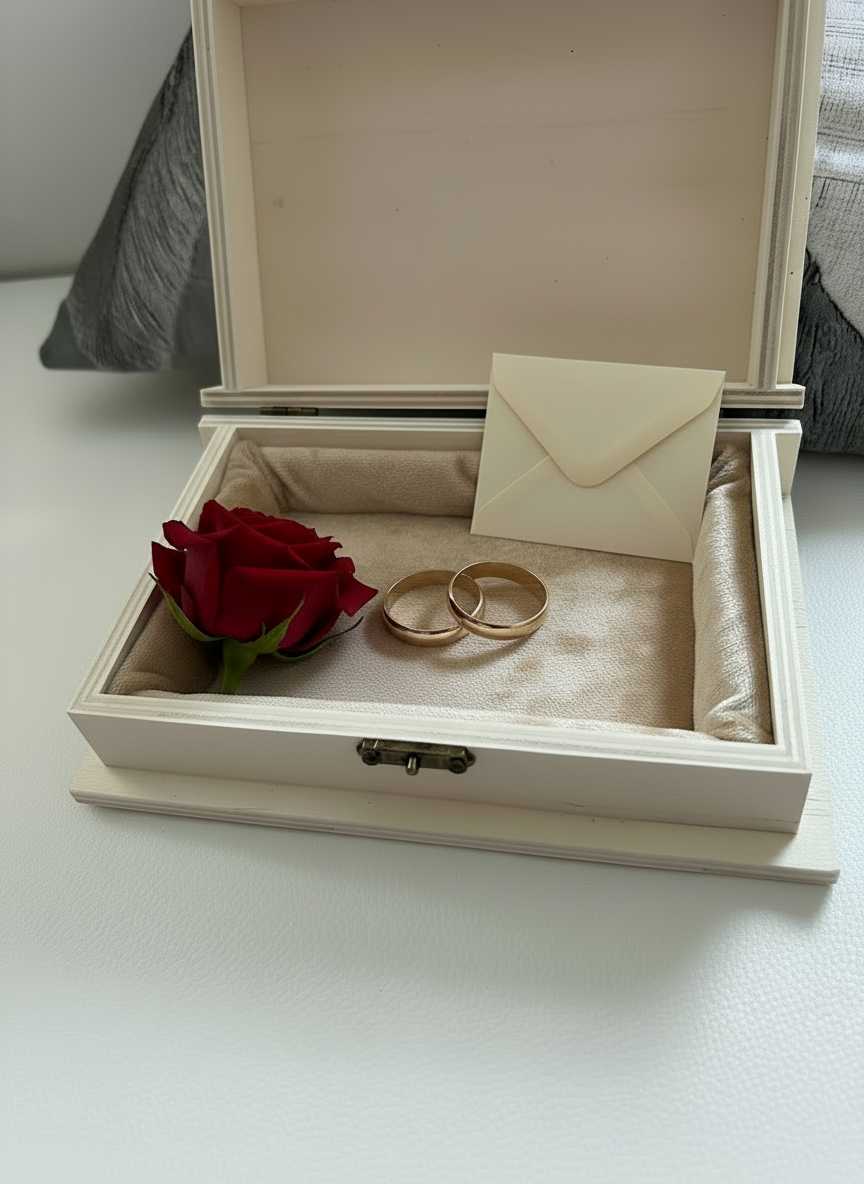 Personalisierte Erinnerungskiste - Hochzeitsgeschenk