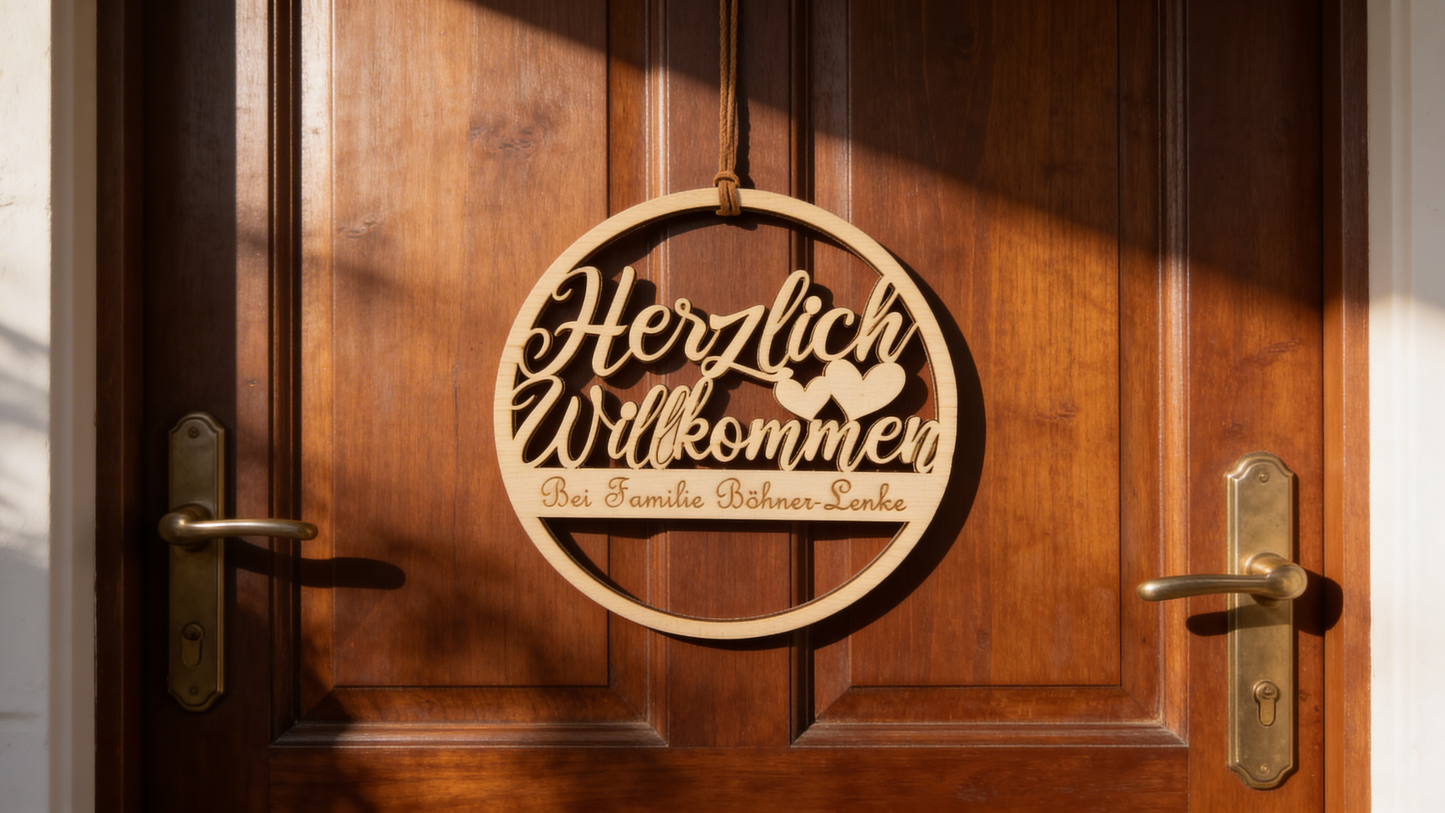 Türkranz mit Familiennamen