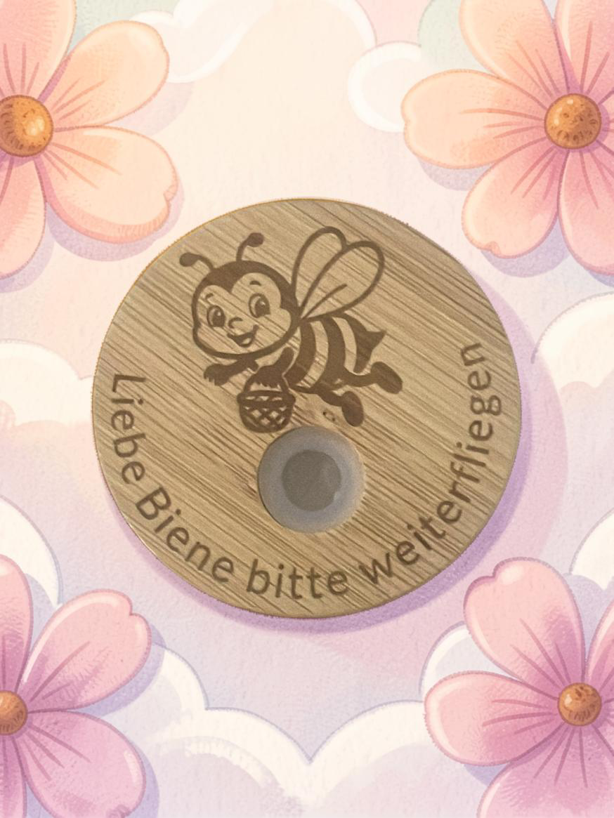Trinkglasabdeckung Kinder, Insektenschutz , kindgerecht